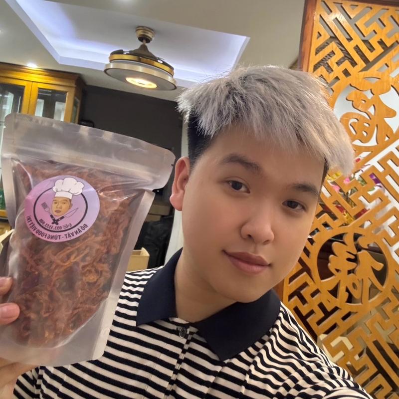 Khô heo cháy tỏi ( tùng food )300g-500g nhà làm