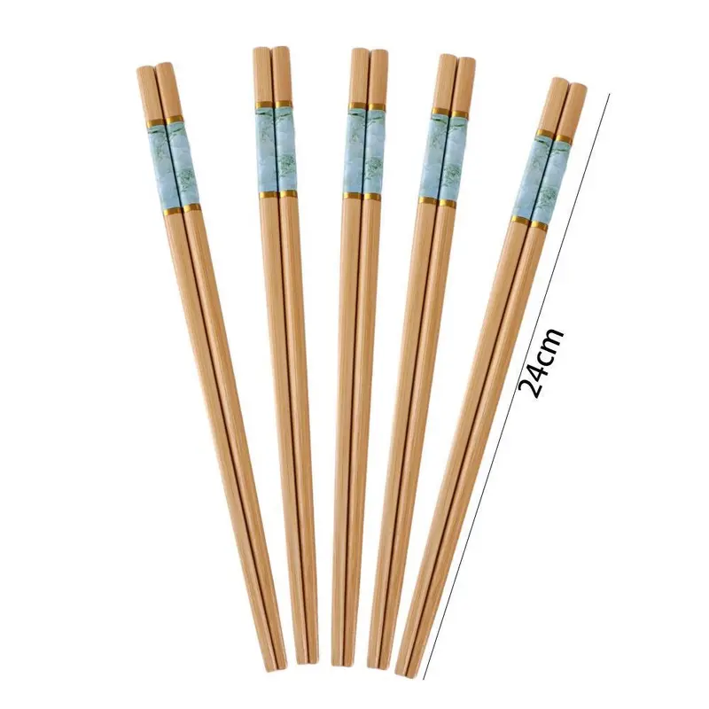 Bộ 10 Đôi Đũa Tre 24cm Style Japan – Hàng Xuất Nhật, Chống Mốc, Chống Trơn, Hộp Nhựa Kín Cao Cấp 7