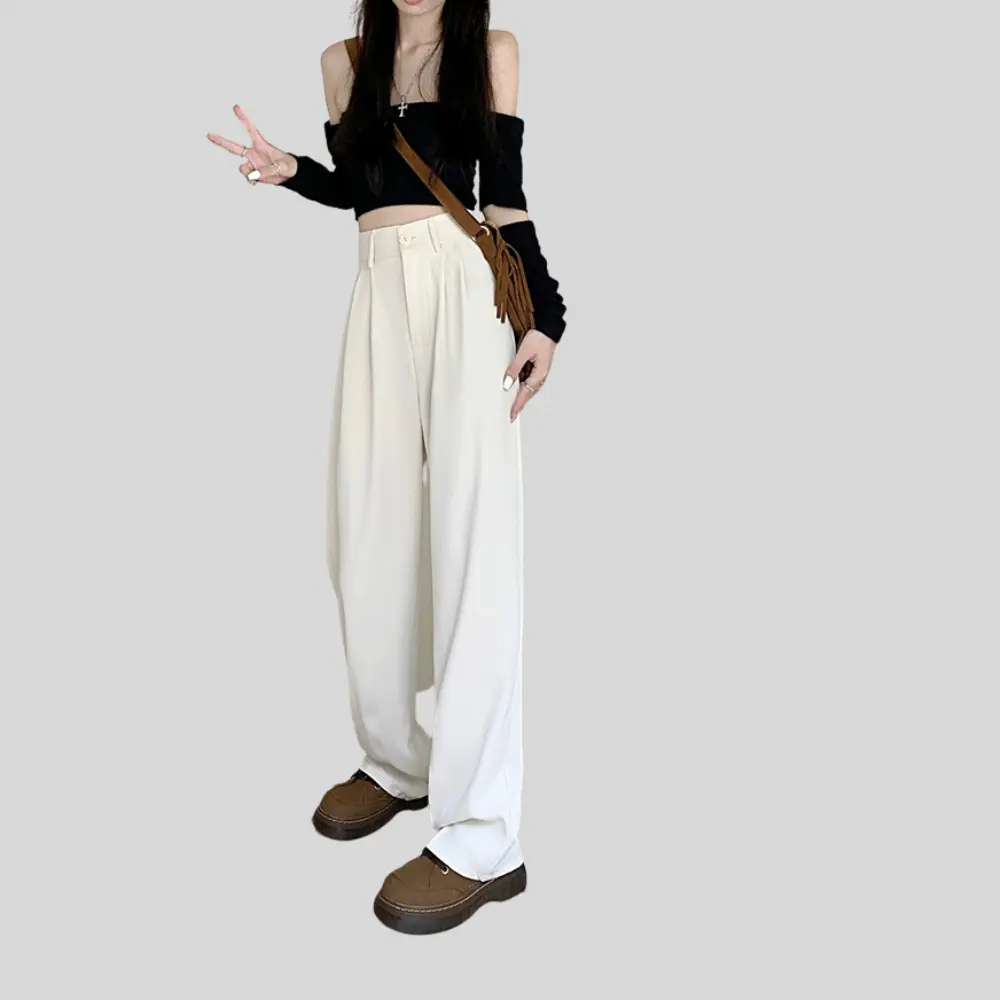 [M96] Quần Culottes chất Gold mềm mát mịn không Bóng , chất đẹ , dài 102cm Nữ Pants Women Ong