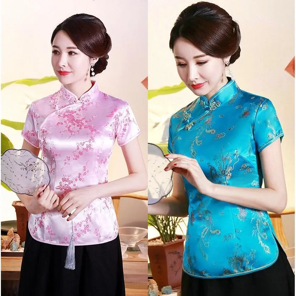 Trang Phục Biểu Diễn Hanfu, quần áo Làm Việc Giáo Viên Làm Sạch Tai Mùa hè, bộ Đồ Tang, Phong Cách Trung Quốc Của Phụ nữ, áo Sườn Xám Cải Tiến, quần áo Trà, Dress, Women áongũthân bộ paris quần heartsteal áo tiachớp áo cami calem quần áocroptop cổvuông