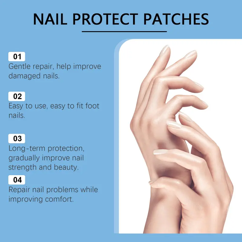 Nail Care Patch, Gentle Nail Care Patch, Nail Strengthening Patch, Nail Care Product for Women & Men 6