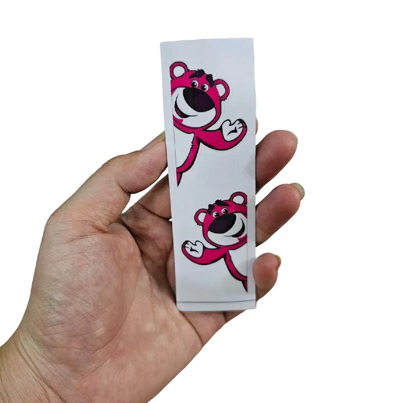 2 tem logo gấu dâu lotso nhỏ dán trang trí xe máy biển số điện thoại Nhãn Dán