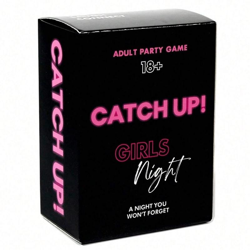 Product Introduction of Catch Up! Card Game, 1 Box Adult Party Game, Thought Provoking Conversation Starters for Fun Nights, Bachelorette and Birthday Party Game 0
