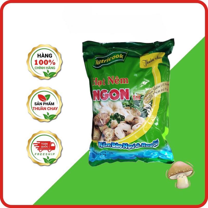 Hạt nêm nấm bào ngư và rau củ 5 kg thục phẩm chay thuần chay