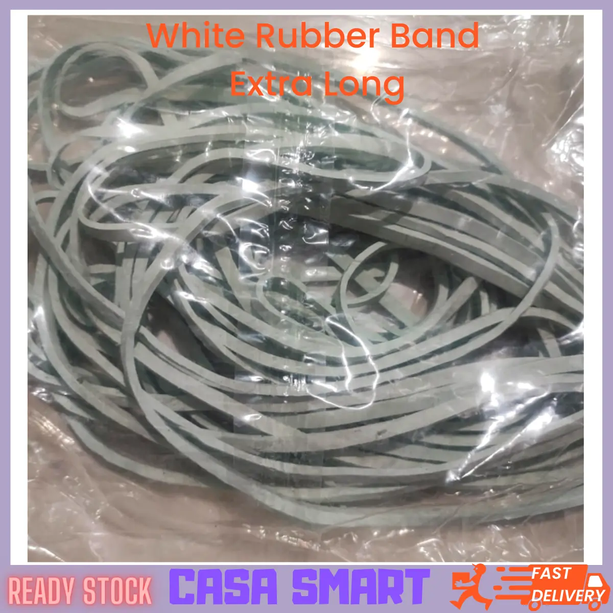 Casa Smart Getah Besar Gelang Putih 8 Inch 100g & 120g Mix Colour Super ...