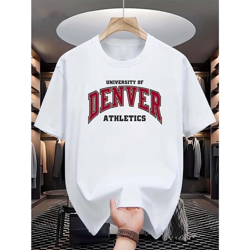 Handsome simple unisex short-sleeved T-shirt Comfortable and breathable style men's top 2