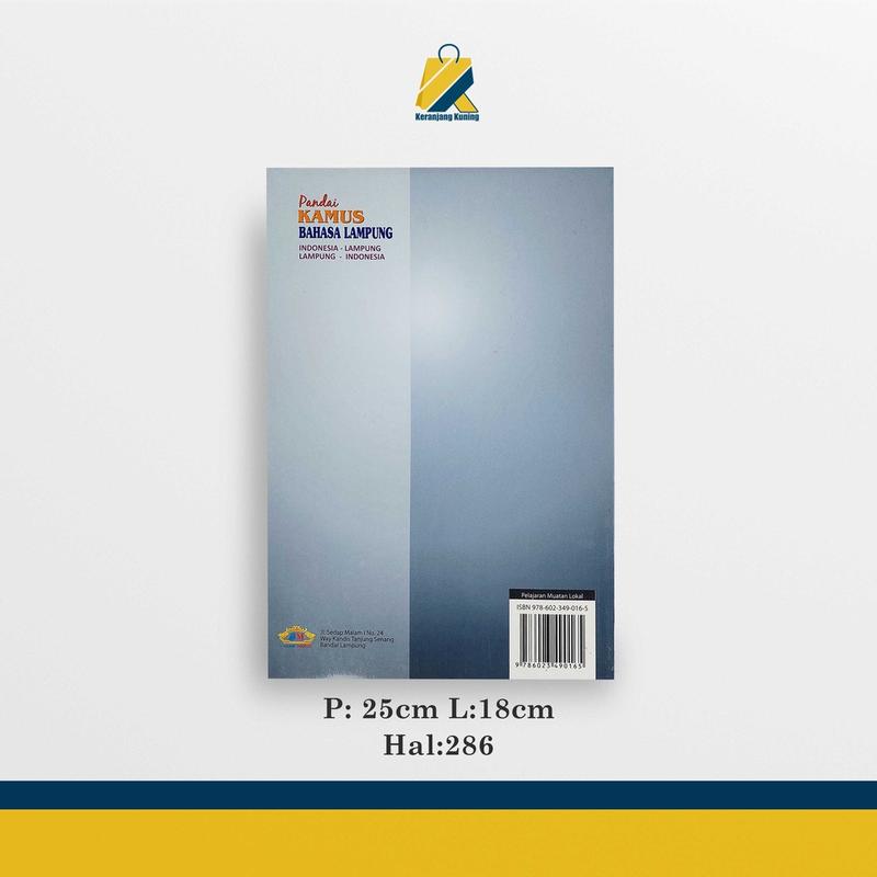 Buku Kamus - Pandai Kamus Bahasa Lampung Indonesia - Lampung  dan Lampung - Indonesia 1