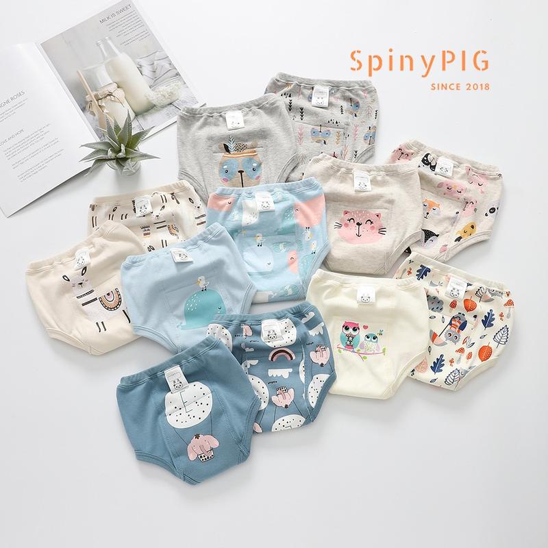 Set 2 quần bỏ bỉm xuất Nhật Cotton cao cấp 5 lớp 4 lớp dành cho bé yêu nhiều màu cho bé trai bé gái 2