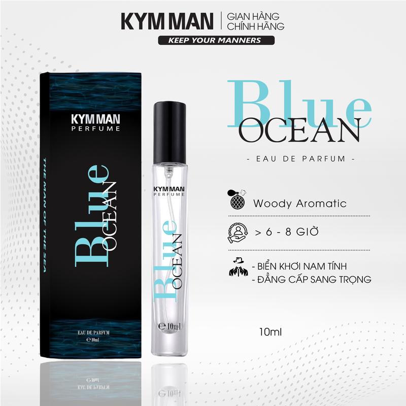  Nước Hoa Blue Ocean 10ml - KYMMAN Cosmetic Perfume Mỹ Phẩm 