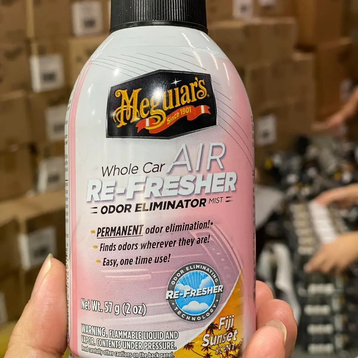 Khử mùi diệt khuẩn nội thất Meguiar's - Hương Fiji nhiệt đới - Air Re-fresher - G201502