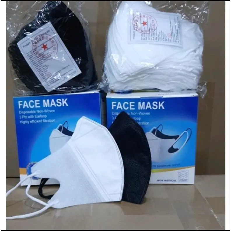 MASKER DUCKBILL HITAM DAN PUTIH 0