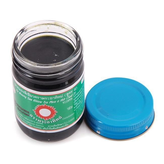 Dầu massage cù là đen mật gấu thảo dược Thái Lan - hũ 60g. Massage body Dưỡng Body Body Oil hũdầuthái dau xuong khop dầu cù là