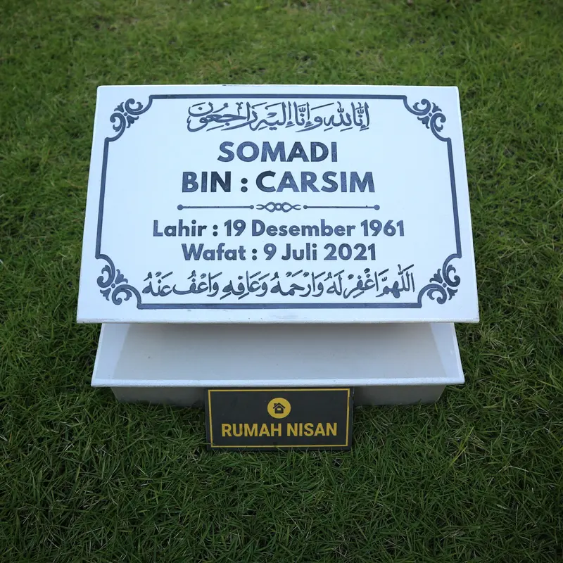 BATU NISAN STD DENGAN DUDUKAN TERMURAH BERKUALITAS Set 2