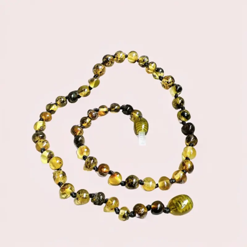 Bộ Vòng hổ phách Amber cho bé chuẩn tự nhiên từ 0 - 5 tuổi mẫu Mate Maris 1