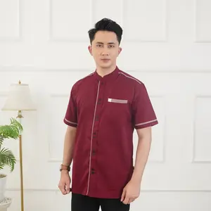 NIGOS OFFICIAL Al Fatih Pendek Dewasa Koko Muslim Nyaman Formal Toyobo Pria toyobo delux salem bajukoko pria