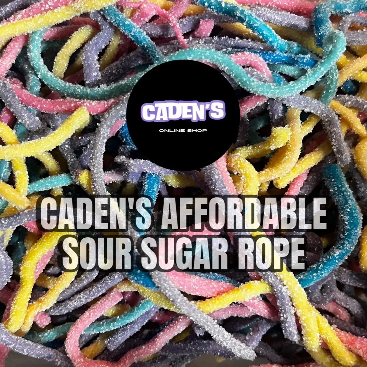 Caden's Sour Sugar Rope (150g, 250g, 500g, 1000g, 1500g) - TikTok Shop ...
