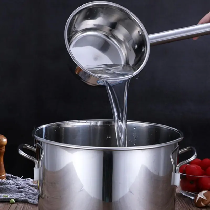 Muỗng Nước Bằng Thép Không Gỉ, Muỗng Nước Tay Cầm Dài, Muỗng Phục Vụ Thực Phẩm, Muỗng Súp, Muôi Nước Nhà Bếp 7