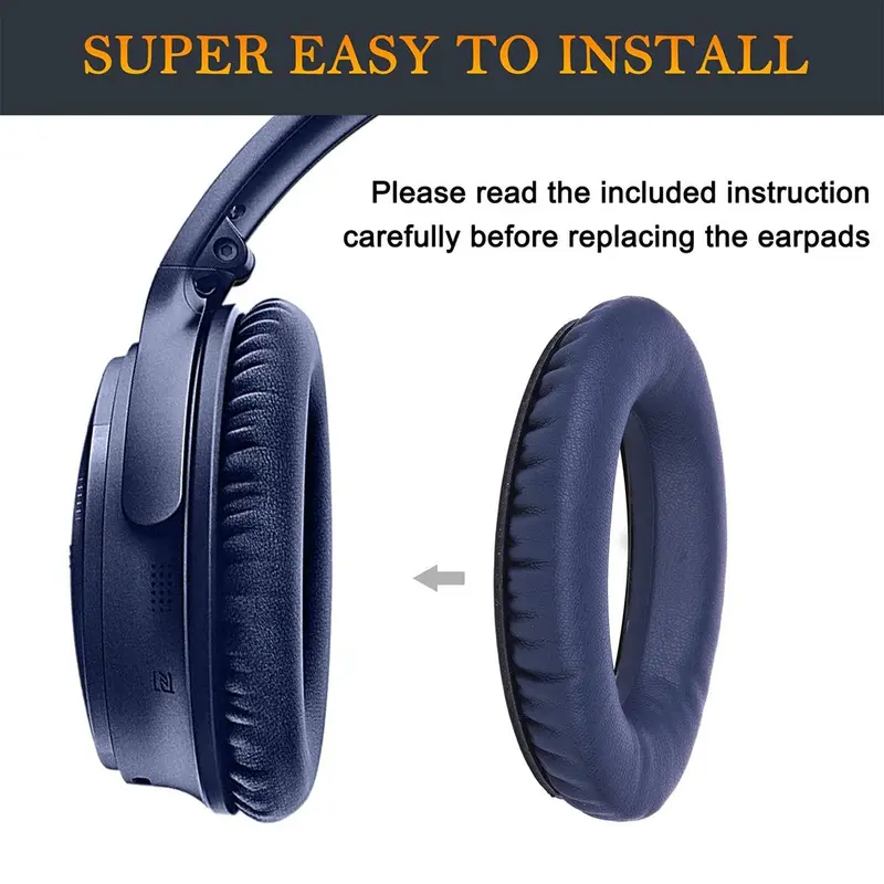 Replacement Earpads for Bose Quiet Comfort 35 & Quiet Comfort 35 II Headphones, 1 Pair Soft Ear Cushions, Headphone Accessories 8