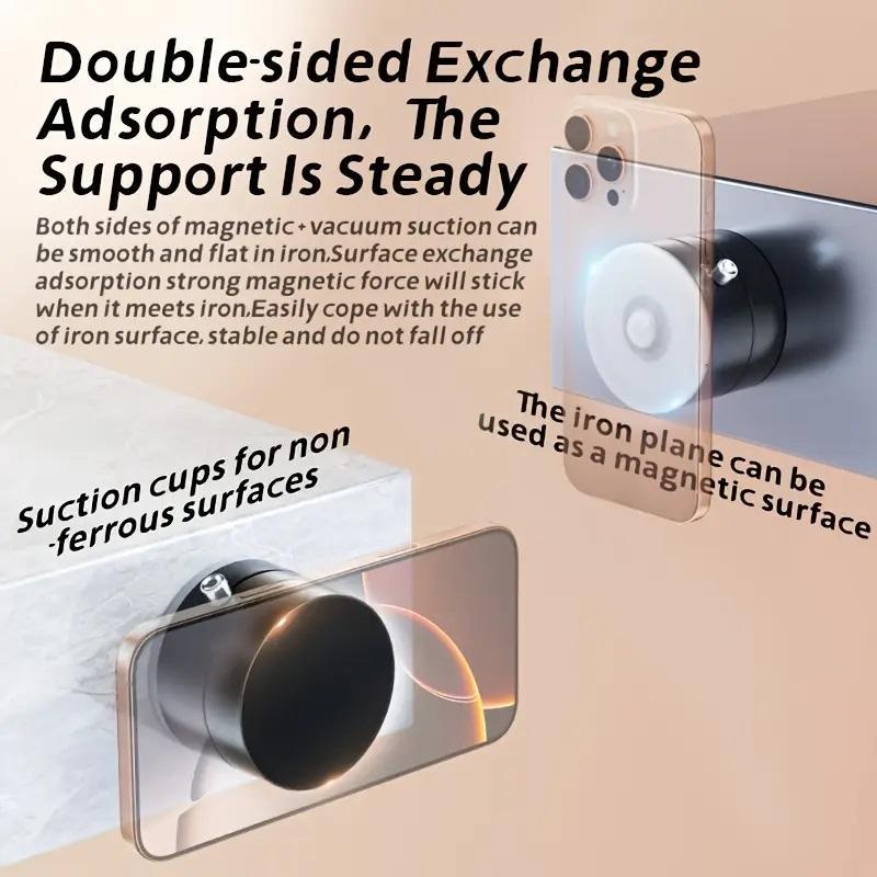 Car Phone Holder with Suction Cup, Foldable Car Phone Holder, Universal Car Interior Accessories for Smartphone, Mount 4