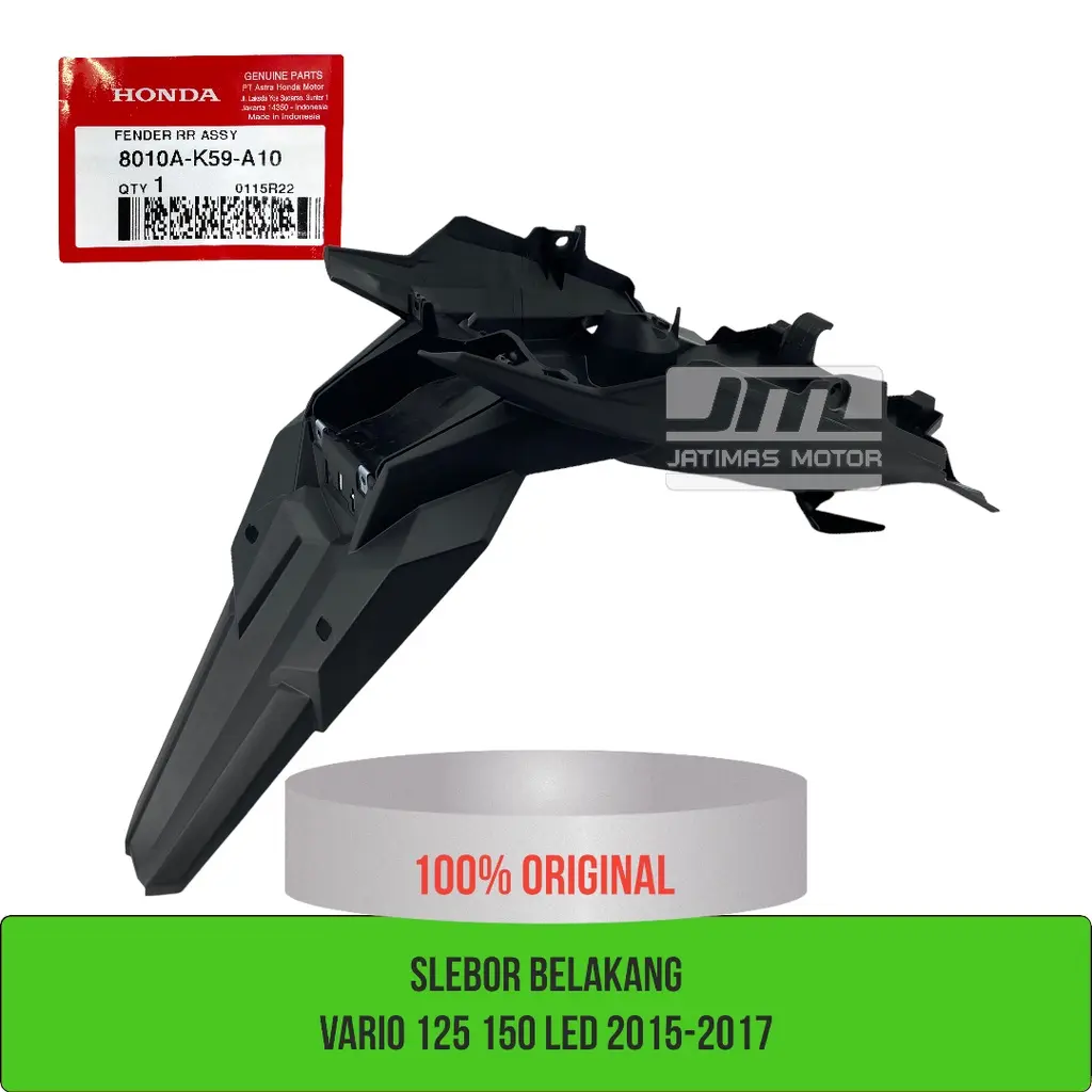 Spakbor slebor belakang vario 125 150 LED 2015-2017 8010A-K59-A10