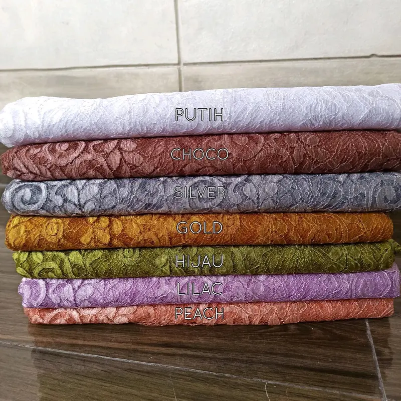 kain brokat semifrance metalic 2baju kebaya 8