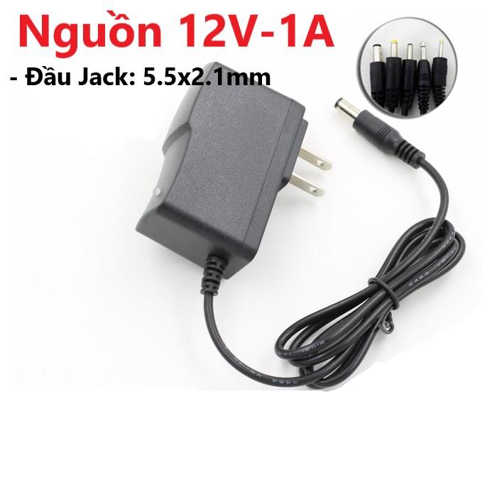  Nguồn Adapter 12V 1A 2A 6AĐầu Jack 5.5*2.1mm 