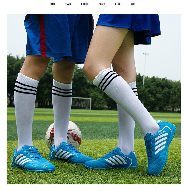 Product Introduction of Double Star Soccer Shoes Competition Special Adult Men Broken Spike Boys Primary School Girls Non-slip Training Professional Shoes Wear-resistant Slipper 21