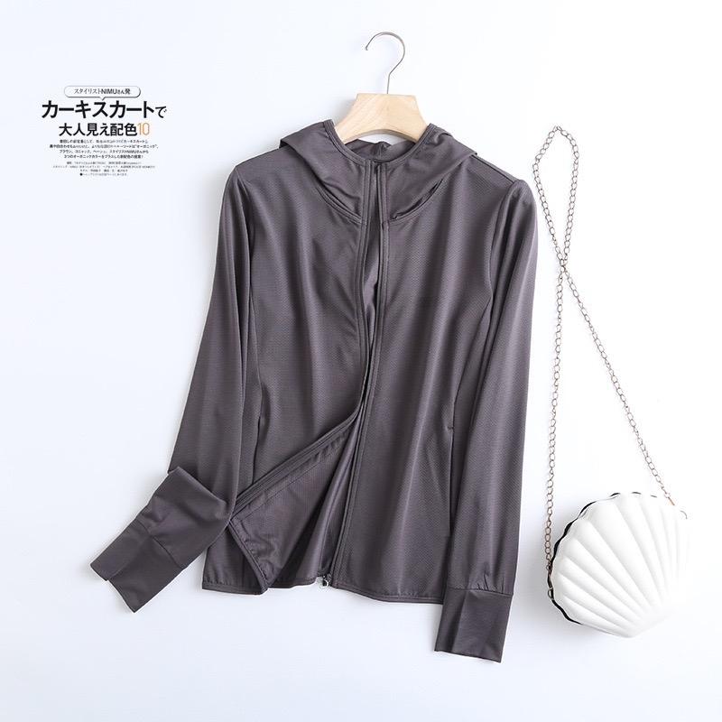 Áo Chống Nắng Cao Cấp - Áo Chống Nắng  Nữ Vải Thông Hơi Co Dãn 4 Chiều+ Có Túi Trong 5