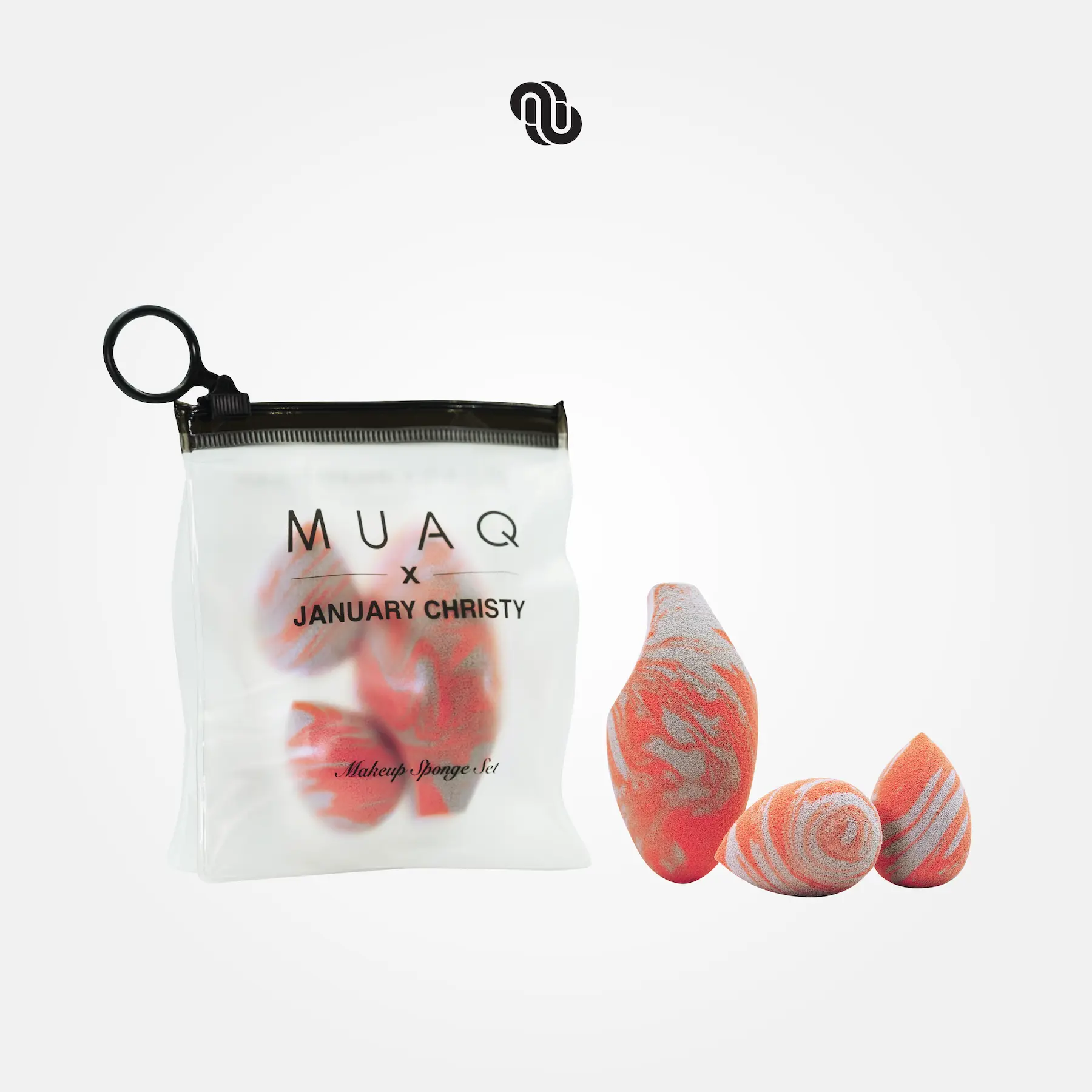 MUAQ X JANUARY CHRISTY Makeup Sponge Set