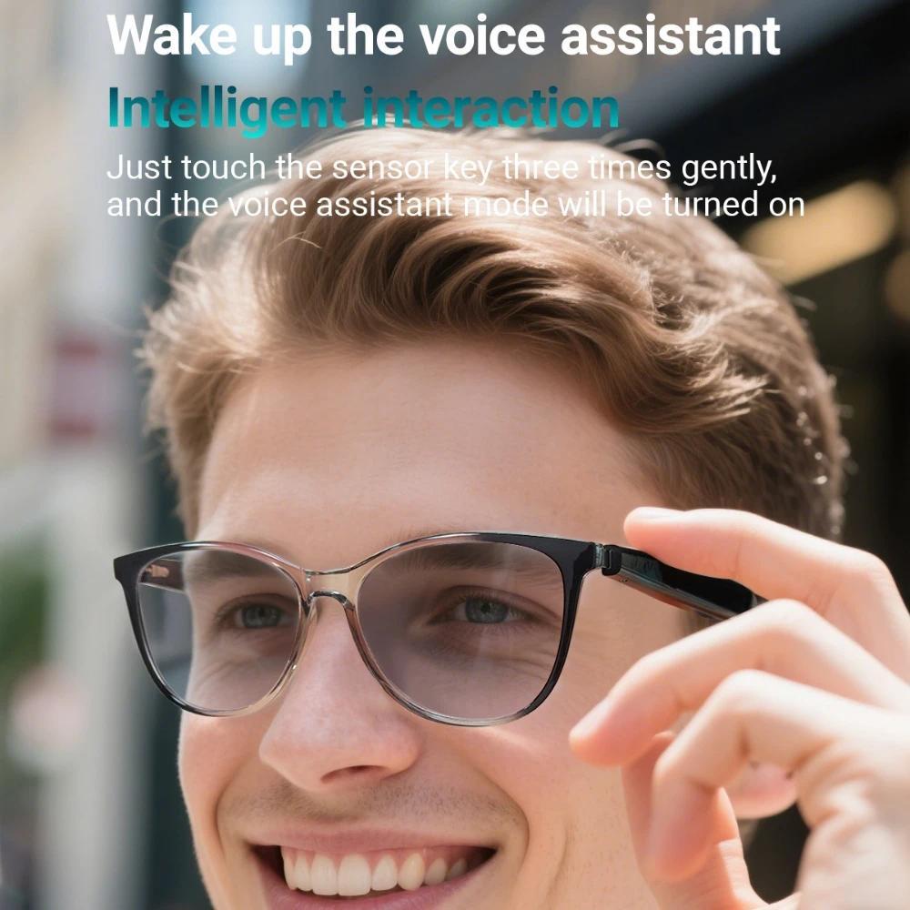 GT-50 intelligent translation anti-blue light glasses Sunglasses Voice Remote Control Music Eyewear Waterproof Eyeglasses