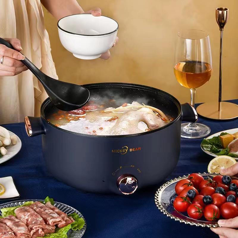 Panci Listrik Multifungsi 3 In 1 Electric Cooker Pot Panci Presto Penanak Nasi Cooker Magiccom Low Carbo Kecil Portable Digital 3