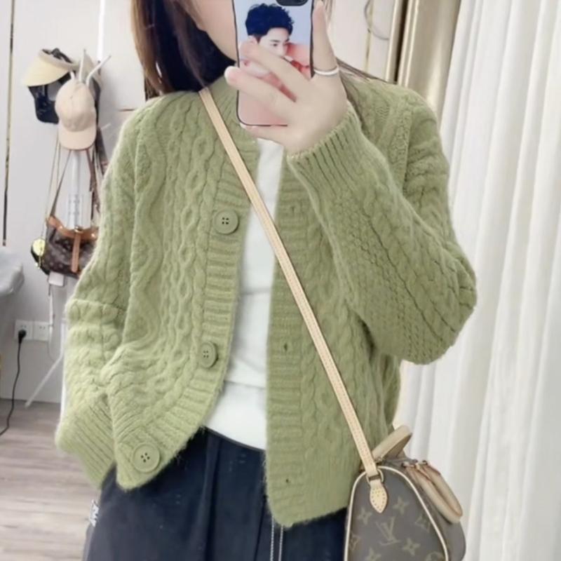 Product Introduction of Áo Len Nữ, Bộ Sưu Tập Mùa Thu, Dáng Rộng Vừa Vặn, Cổ Tròn, Áo Cardigan Dệt Kim, Áo Khoác Dài Tay, Màu Trơn Thiết Kế Độc Đáo Quần Áo Nữ, Hàng Mới Về 15