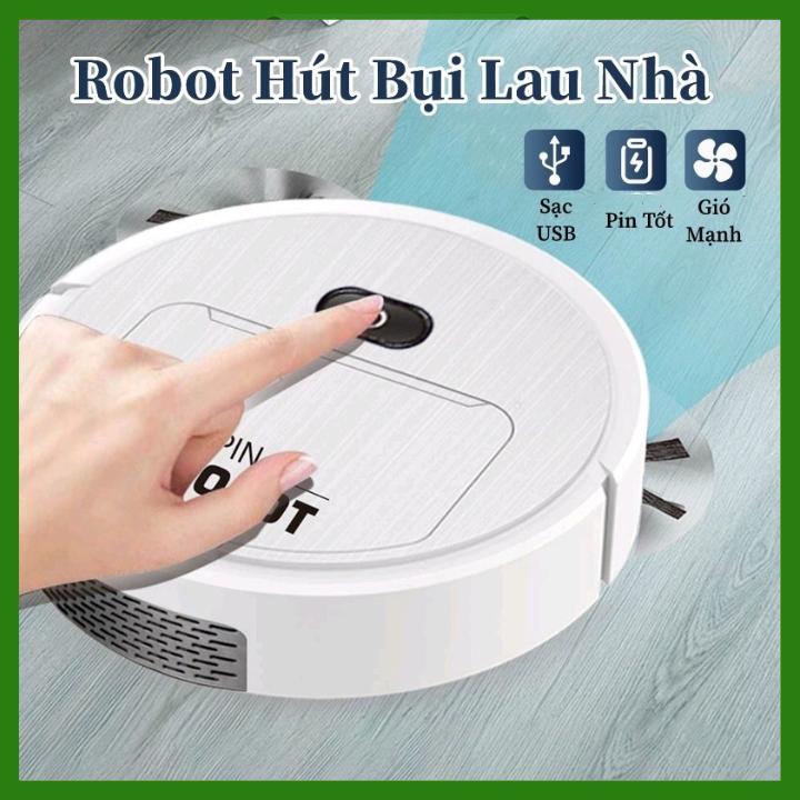 Product Introduction of Máy robot hút bụi lau sàn nhà thông minh 3 trong 1 tiện dụng cho gia đình kèm phụ kiện , bảo hành 12 tháng 0