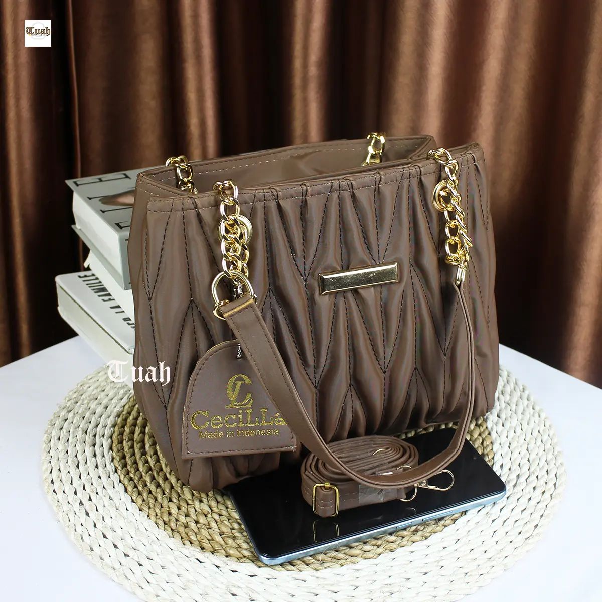 TUAH SLIMBAGS NEW ARRIVAL / SL CeciLLa Premium New bordir 36-07 Series High quality /Tas Lokal Premium / Tas Selempang Bahu Wanita /Tas Jinjing Wanita / Tas Selempang Wanita 2024