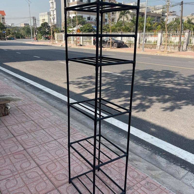 Kệ để đồ đa năng 6 tầng , khung thép cácbon Sơn tĩnh điện chống gỉ , sử dụng trong nhà tắm , phòng bếp , phòng ngủ , chắc chắn đa năng . 7