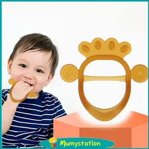 Mainan gigitan bayi silikon teether gelang bpa free
