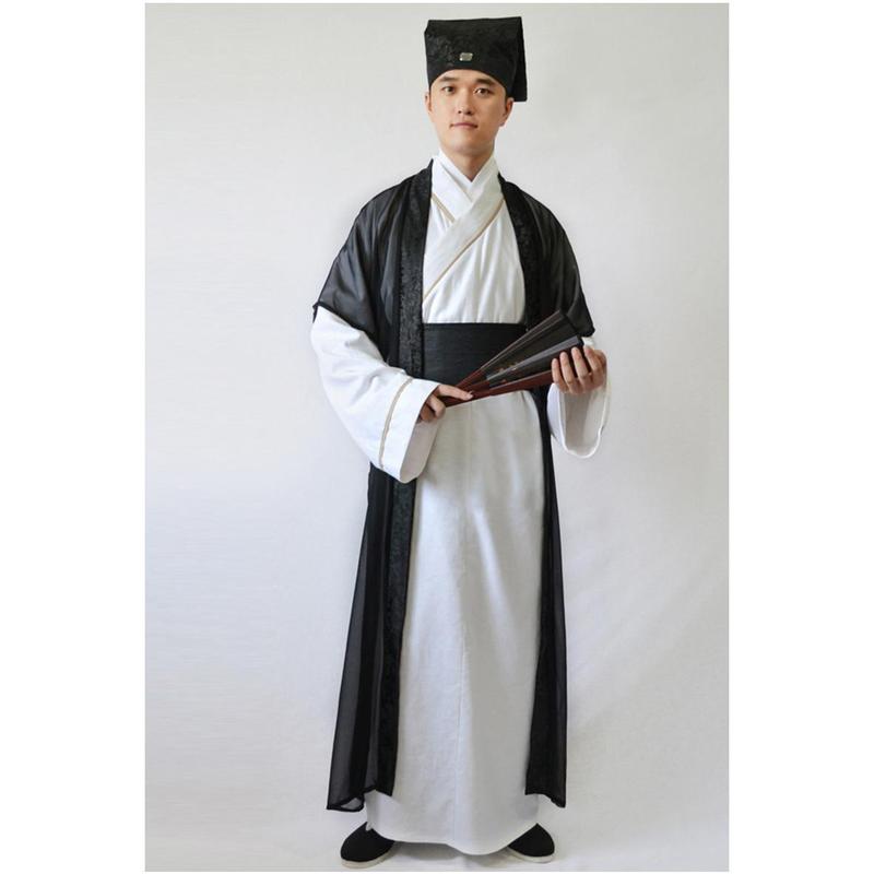 Tang Costume Han Costume Men's Chinese-Style Xiucai Costume Talent Performance Wear Ancient Costume Scholar Costume Antiquity Nationalities Performance Costume 1
