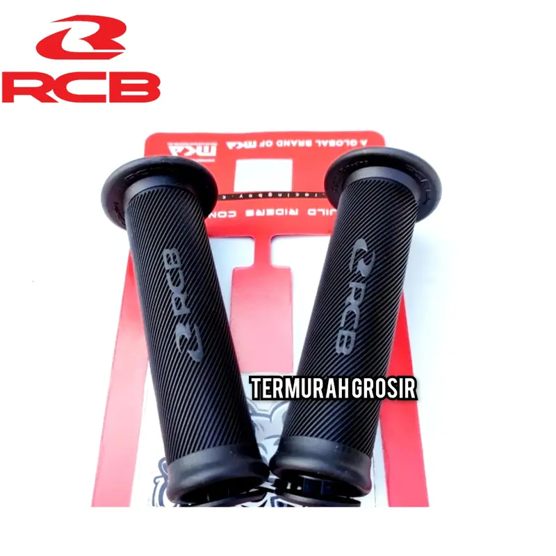 Handgrip RCB Beat Nmax Pcx Aerox Vixion Vario Mio Satria Sonic Jupiter Vega Cb Cbr Supra F1zr Dll Universal Grip Empuk Bulu Import Original Variasi Motor Termurah Grosir 3