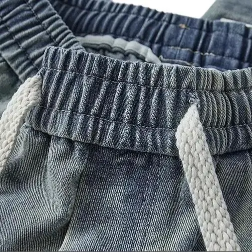 Quần Đùi Jean Cạp Chun, Short Jean Chun Phong Cách Hàn Quốc Mặc Đi Chơi Đi Biển [SHORT-JEAN-CHUN-102] 7