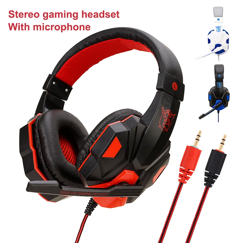 Tai nghe chơi game âm thanh nổi, Akihzfe Soyto SY830MV, Tai nghe điều khiển âm lượng, có Mic, dành cho PC