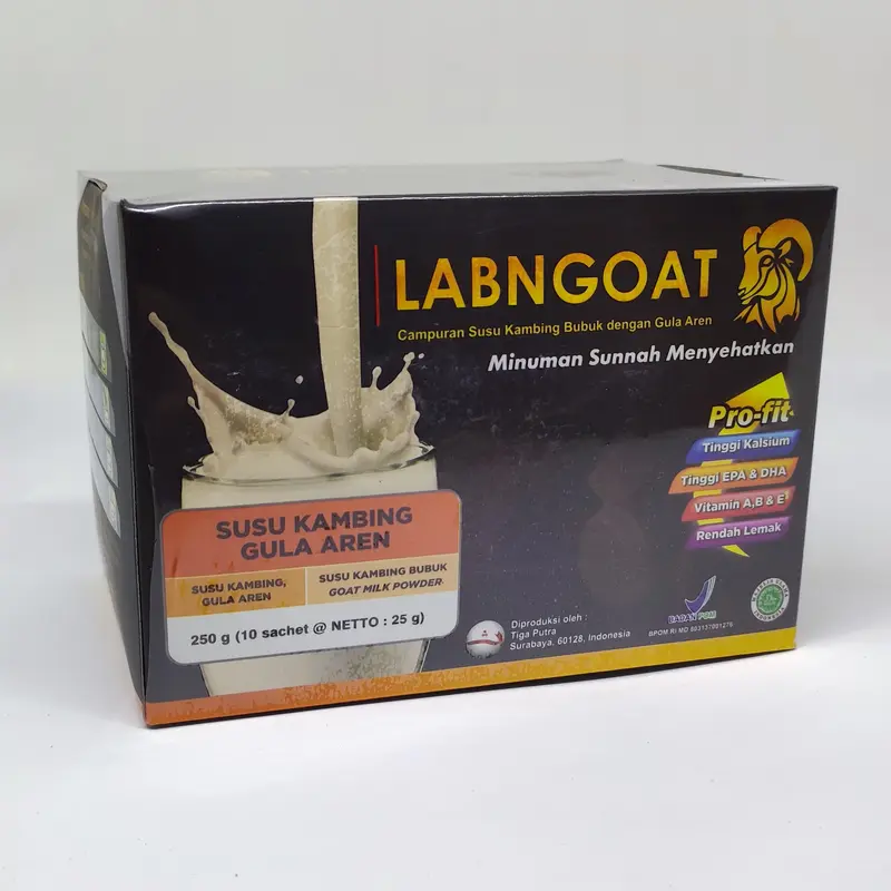 Susu kambing Etawa Labn Goat Rasa Gula Aren/ Susu kambing Etawa 1 box isi 10 Sachet 1