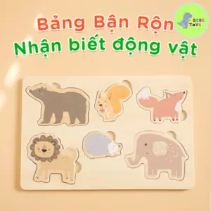 Bảng bận rộn bảng đồ chơi cho bé bảng nhận biết động vật của DOHA TOYS - DH08 bảng  của
