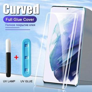 For Itel S26 Ultra S25 Ultra S23 Plus Tecno Spark 40 Pro Pova 7 Slim Plus 4G 5G UV Tempered Glass Front Screen Protector Full Glue Protective Glass