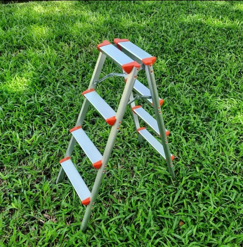 Thang Nhôm Chữ A bậc bằng NAKATA - Đủ Kích Thước (3 bậc-6 bậc) , trọng tải 150kg 0