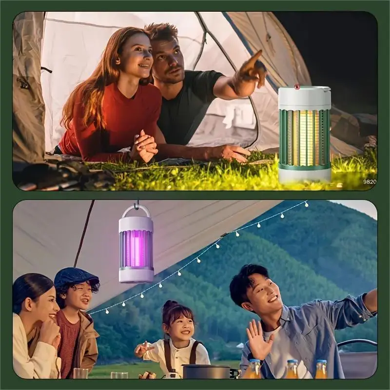 USB Rechargeable Electric Mosquito Killer, Silent Mosquito Killer Lamp, Non-radiation Mosquito Killer Light, Household Insect Control Tool 2