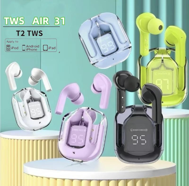 (KHO VIỆT NAM) Tai nghe A-x6 tws earphone nhiều màu với màn hình kỹ thuật số LED, Tai nghe chức năng điều khiển cảm ứng nhét tai tích hợp Mic Miễn phí vận chuyển