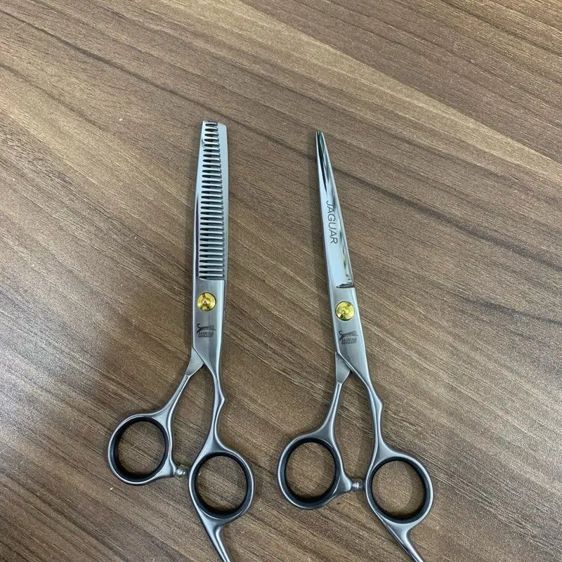 Bộ cắt tỉa JAGUAR Thép mờ size 6.0 ( Tay Phải ) kéo cắt tóc 6.0
