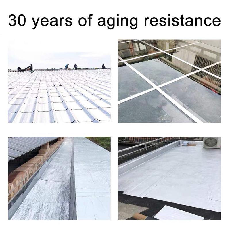 Product Introduction of 【Thicken 】Tape 30cm waterproof High temperature resistance/Crack proof/Self Adhesive/ Roof aluminum tape sealant for Wall crack/Anti leaking/Roof pipeline repair 13