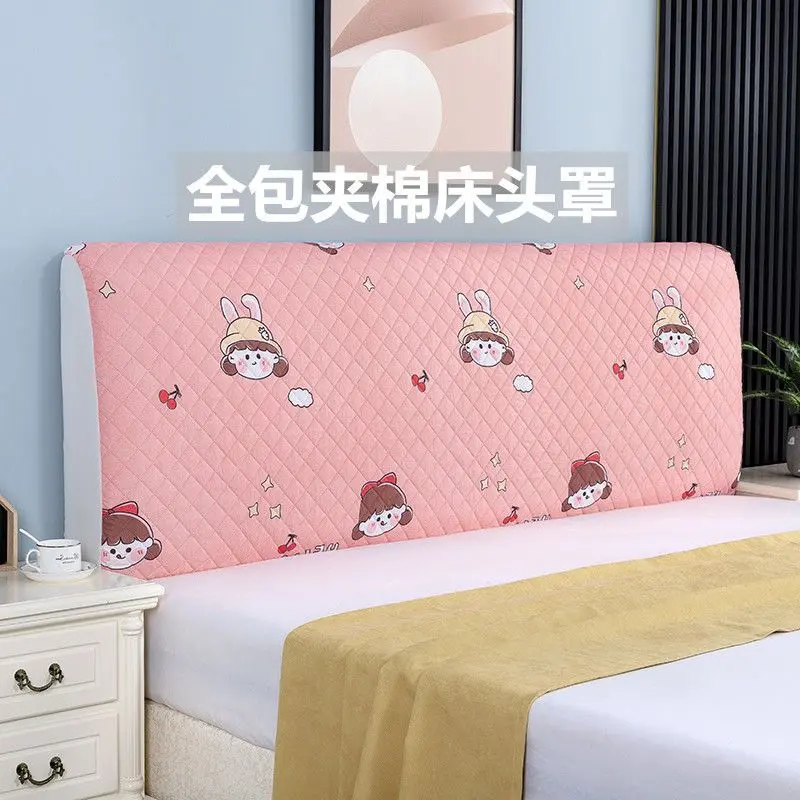Vỏ đầu giường, vỏ bọc cotton có đệm, vỏ bọc dày, vỏ bọc bằng gỗ Trơn vỏ bọc mềm, vỏ bọc bảo vệ giường bằng da, vỏ bọc tựa lưng, thích hợp cho giường 1,8m và 2 mét