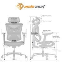 Gambar ANDASEAT X-Air Pro Ergonomic Mesh Office Chair with 5D 360° rotating armrests Headrest 3D Kursi Gaming Chair Kursi Office Ergonomic - X-Air PRO Series - CELESTE dari AndaseaT Indonesia Kota Administrasi Jakarta Utara 3 Tokopedia